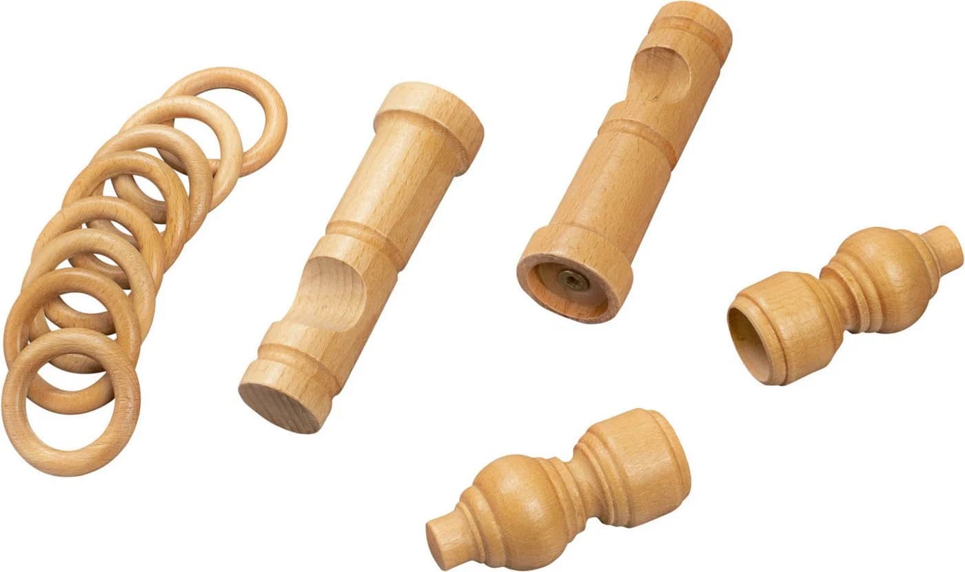 SN DECO GROUP Gardinenstange Filigrano 1-läufig Holz 28 mm - Bild 4