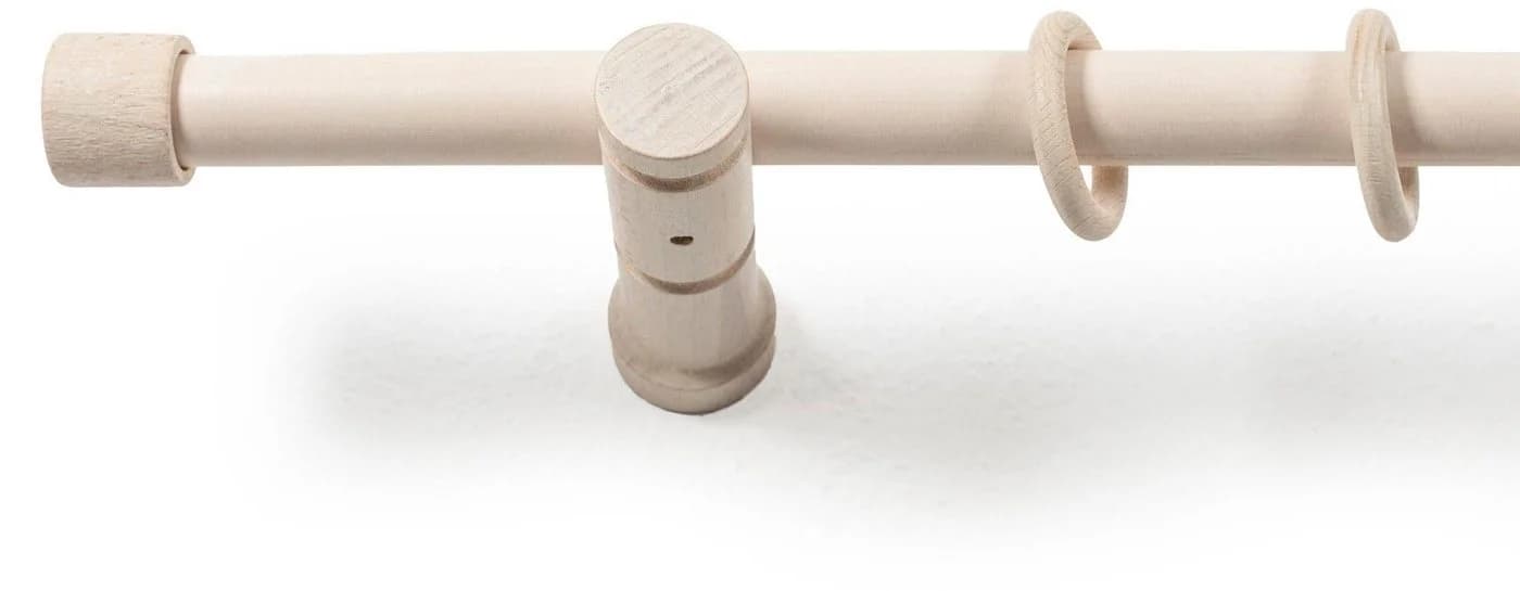 SN DECO GROUP Gardinenstange Cafiro Komplettset Weiß 1-läufig