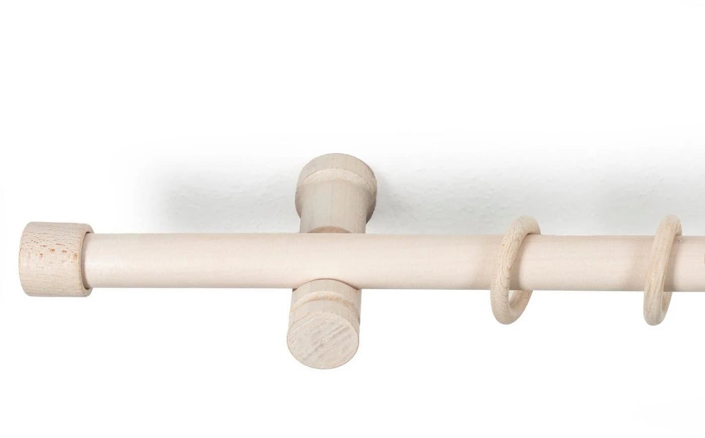 SN DECO GROUP Gardinenstange Cafiro Komplettset Weiß 1-läufig - Bild 3