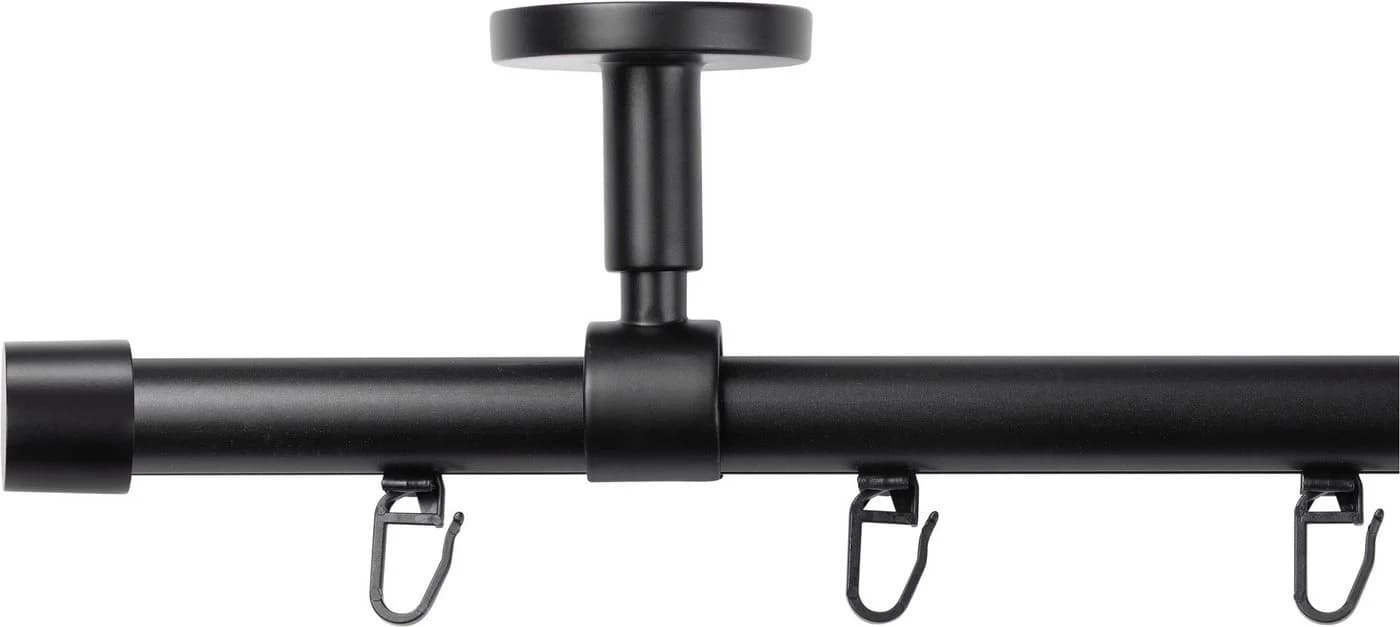 SN DECO GROUP Gardinenstange Innenlauf Brest Schwarz 19 mm - Bild 2