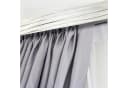 SN DECO GROUP Gardinenschiene SH 2-läufig mit Blende 5 cm Schwarz Bild 1