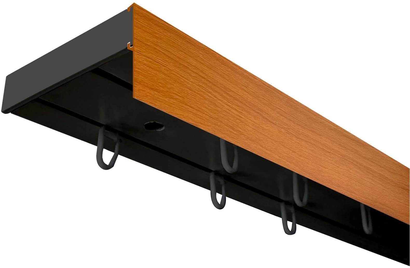 Gardinenschiene SN DECO GROUP 2-läufig 150cm Schwarz