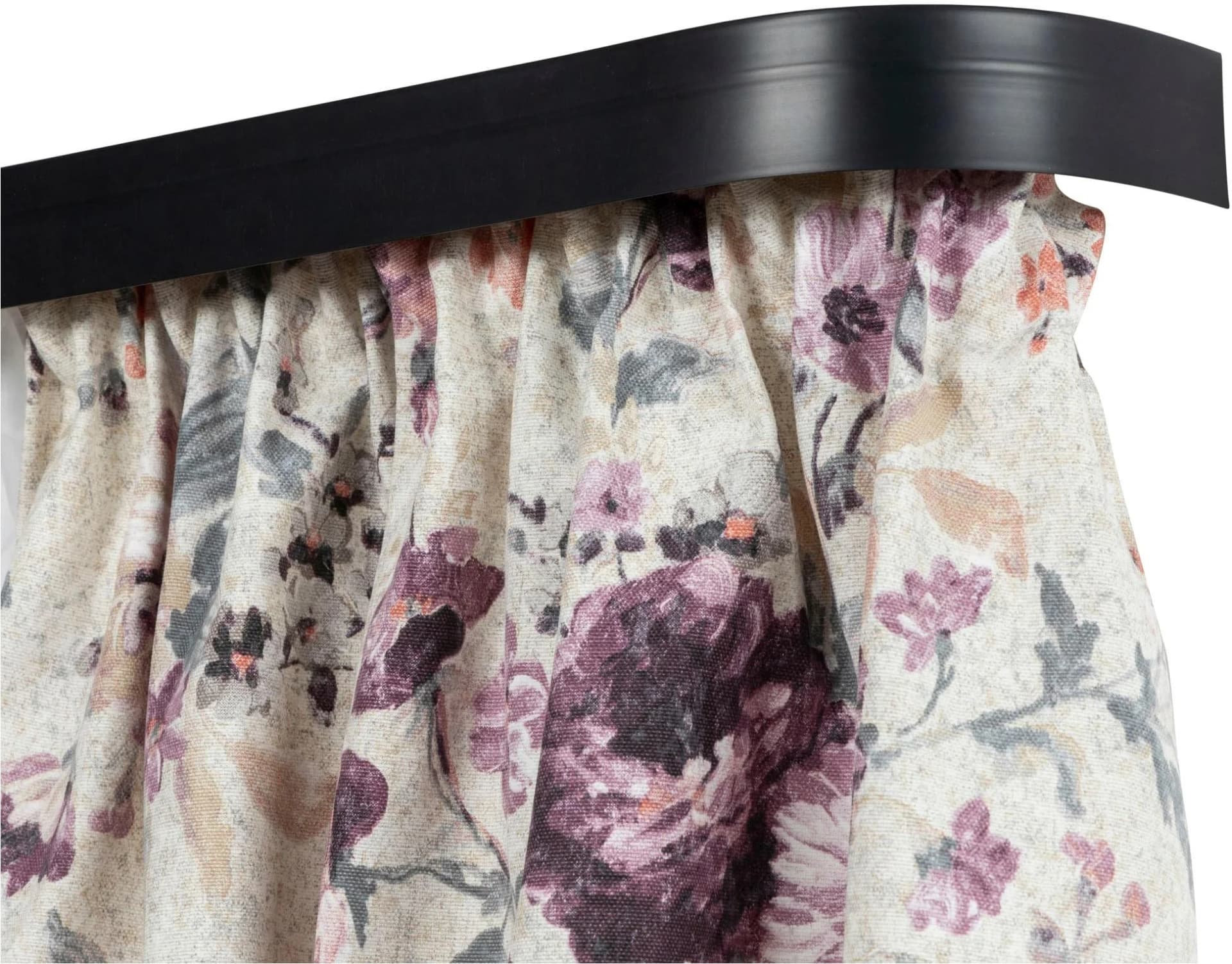 Vorhangschiene SN DECO GROUP SH1 Schwarz-Weiß Kunststoff 600 cm