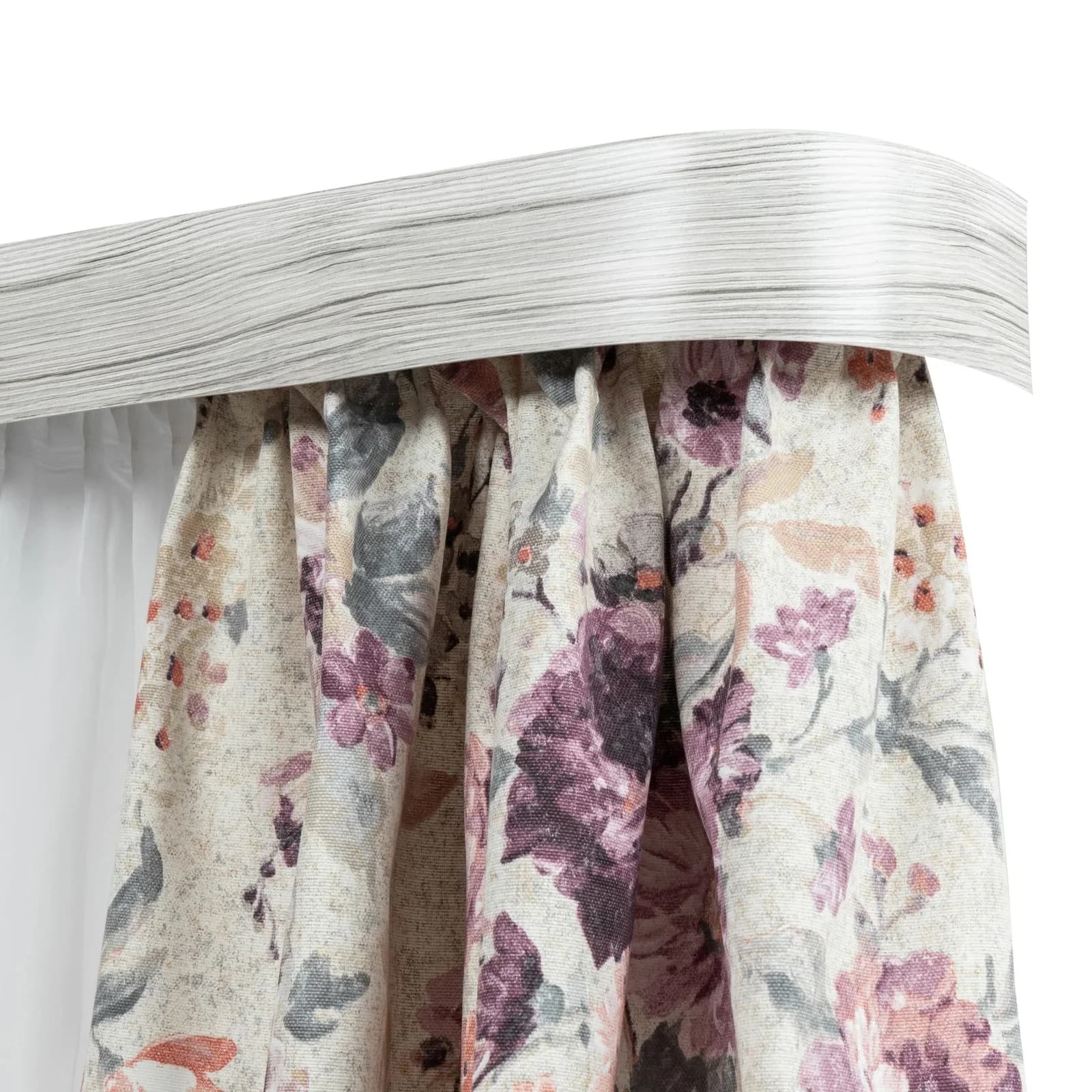 SN DECO GROUP Gardinenschiene SH2 Kunststoff 2-läufig 510cm