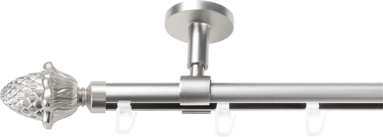 SN DECO GROUP Gardinenstange Nantes 440cm Chrom Matt