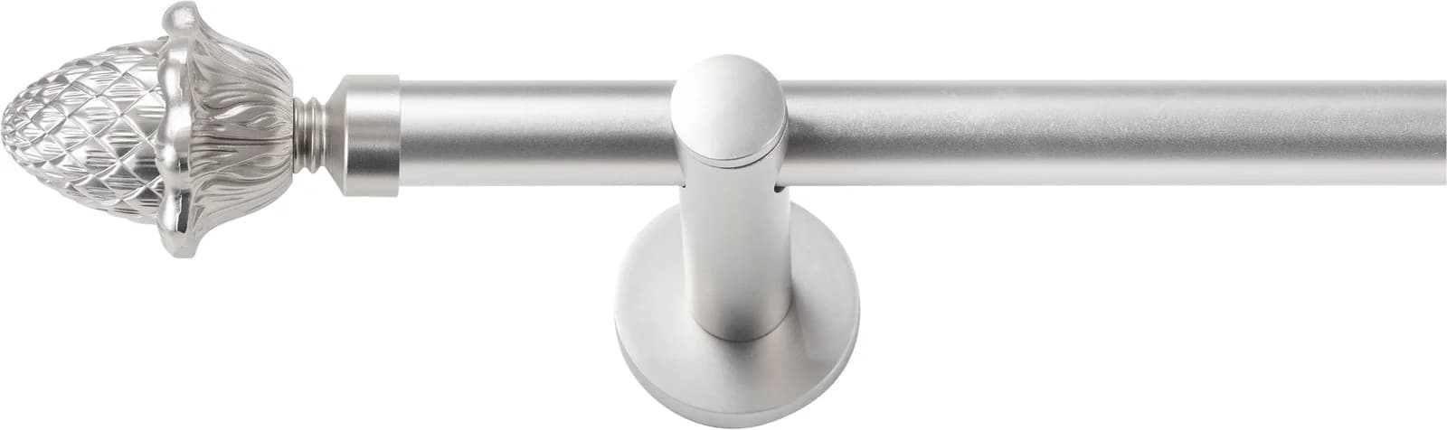 SN DECO GROUP Gardinenstange Nantes 440 cm Silber Chrom Matt