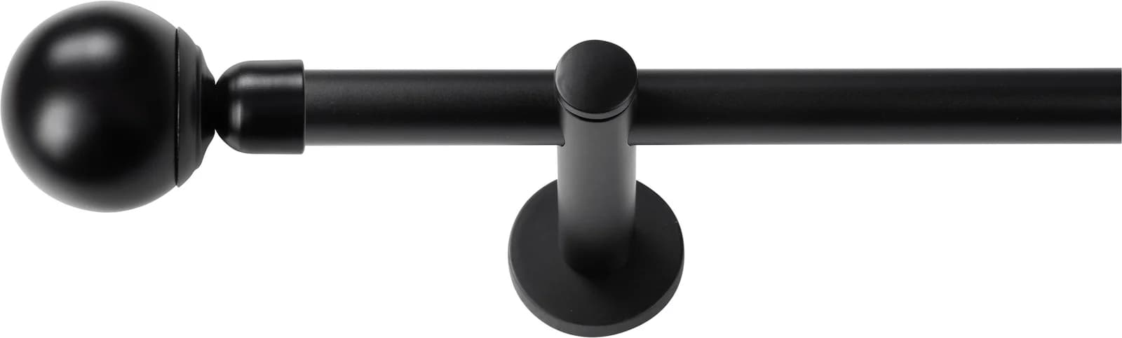 SN DECO GROUP Gardinenstange Reims Schwarz 220 cm