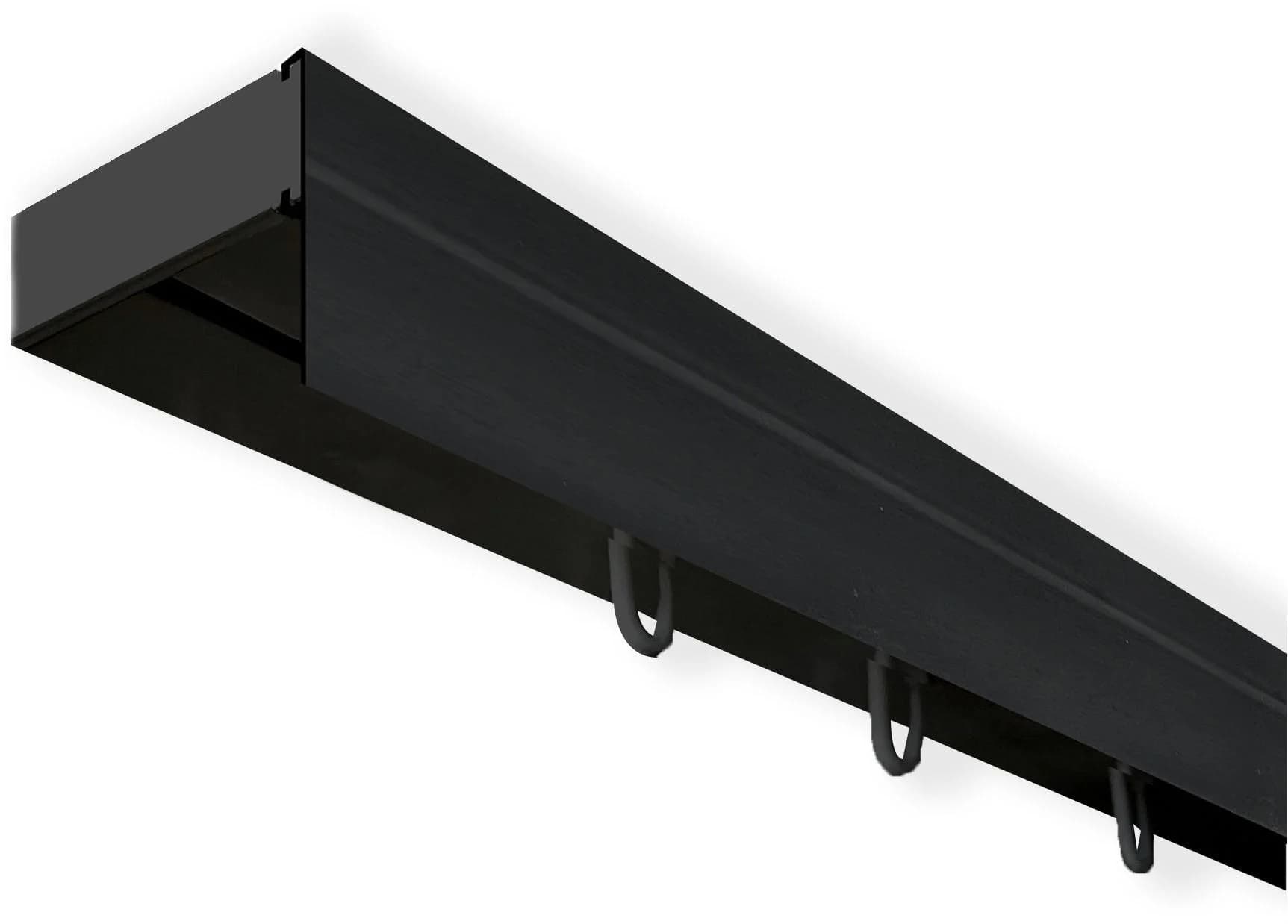SN DECO GROUP Gardinenschiene SH mit Blende 5 cm Schwarz