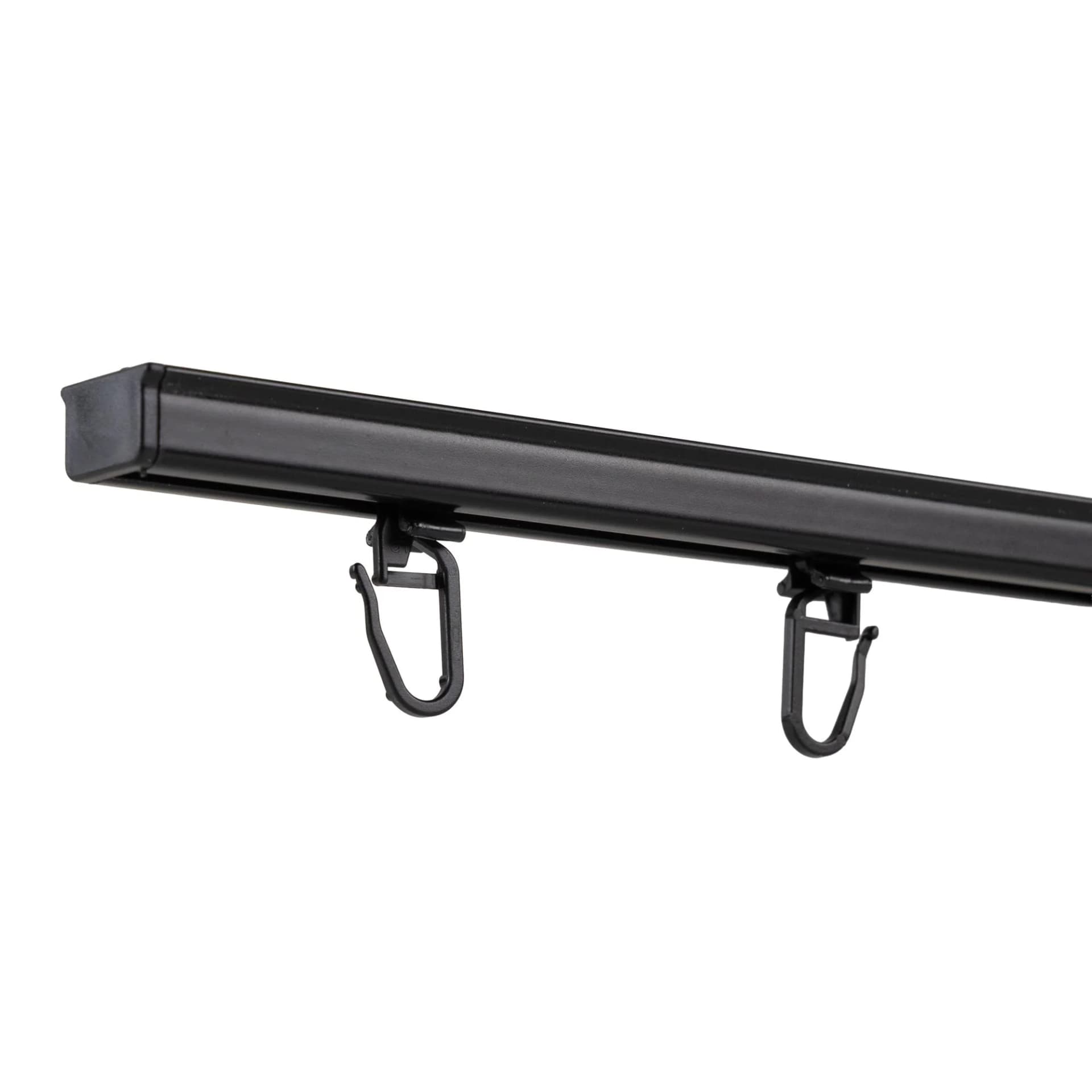 SN DECO GROUP Objektschiene RS Gardinenschiene Schwarz Aluminium