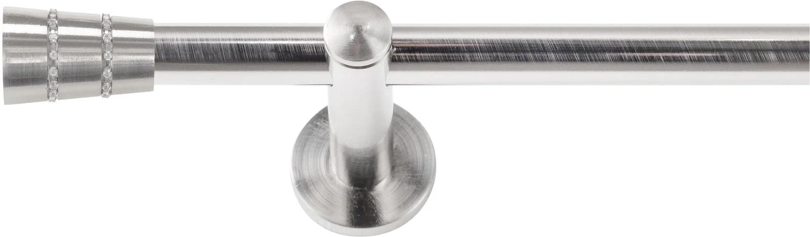 SN DECO GROUP Gardinenstange Rennes Edelstahl-Optik 480 cm