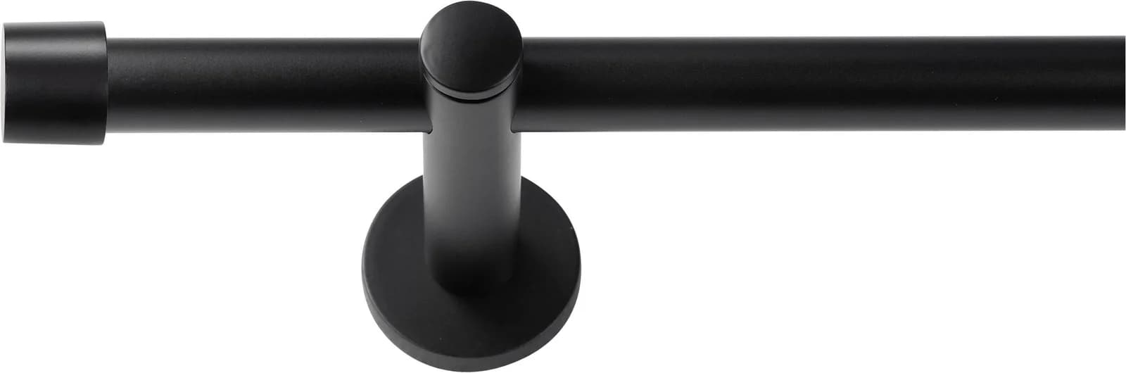 SN DECO GROUP Gardinenstange Brest Schwarz Stahl 100 cm