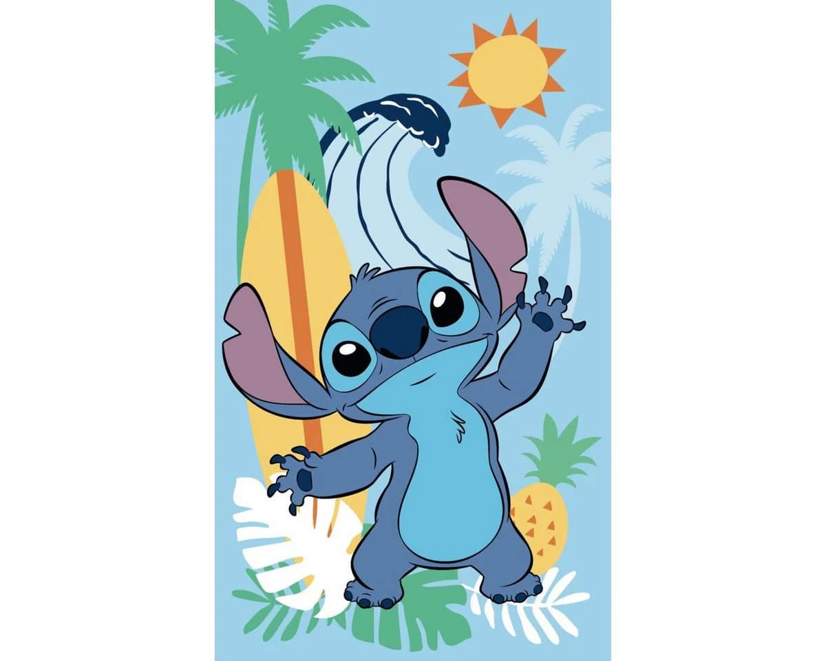 Lilo & Stitch Handtuch 30x50cm Ananas Motiv Baumwolle