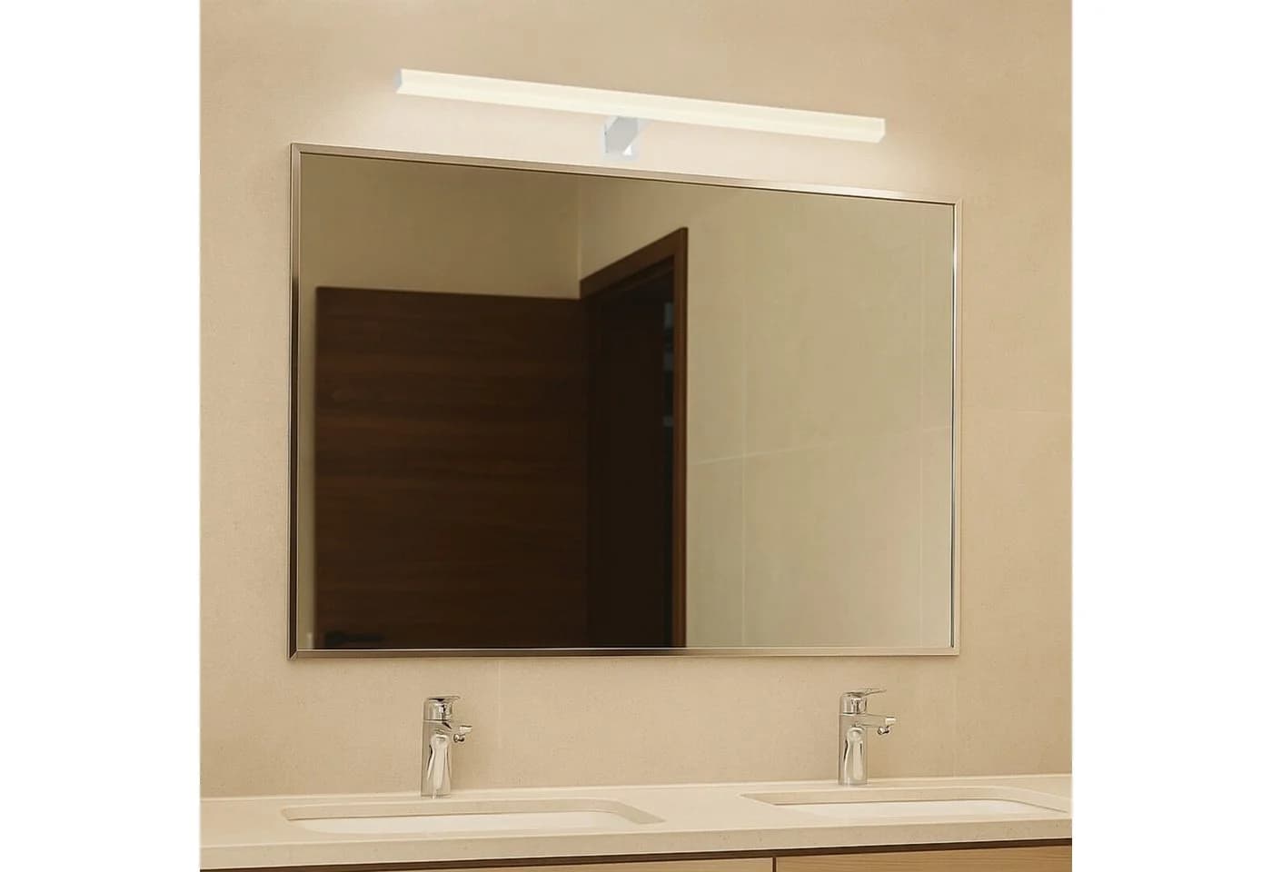Rabalux Oliro LED Spiegelleuchte Badezimmerleuchte Chrom 60 cm IP44 - Bild 4