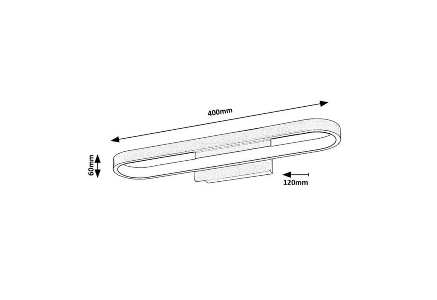 Rabalux Odran Wandleuchte LED Bad 15W Gold IP44 - Bild 5