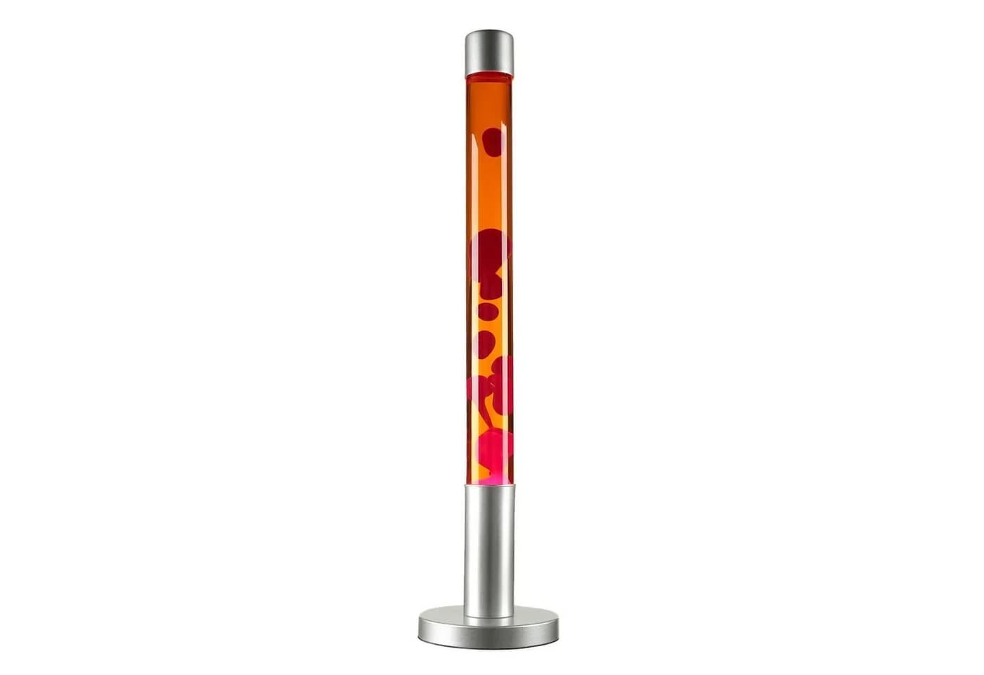 Licht-Erlebnisse Lavalampe ALAN Retro Tischleuchte Rot Orange 76cm - Bild 2