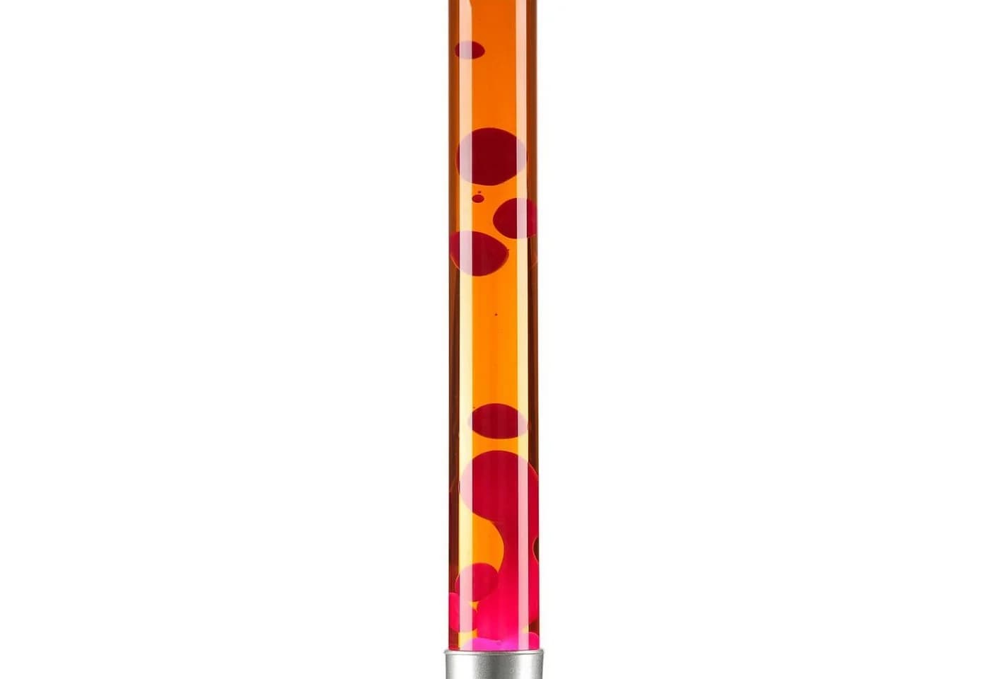 Licht-Erlebnisse Lavalampe ALAN Retro Tischleuchte Rot Orange 76cm - Bild 3