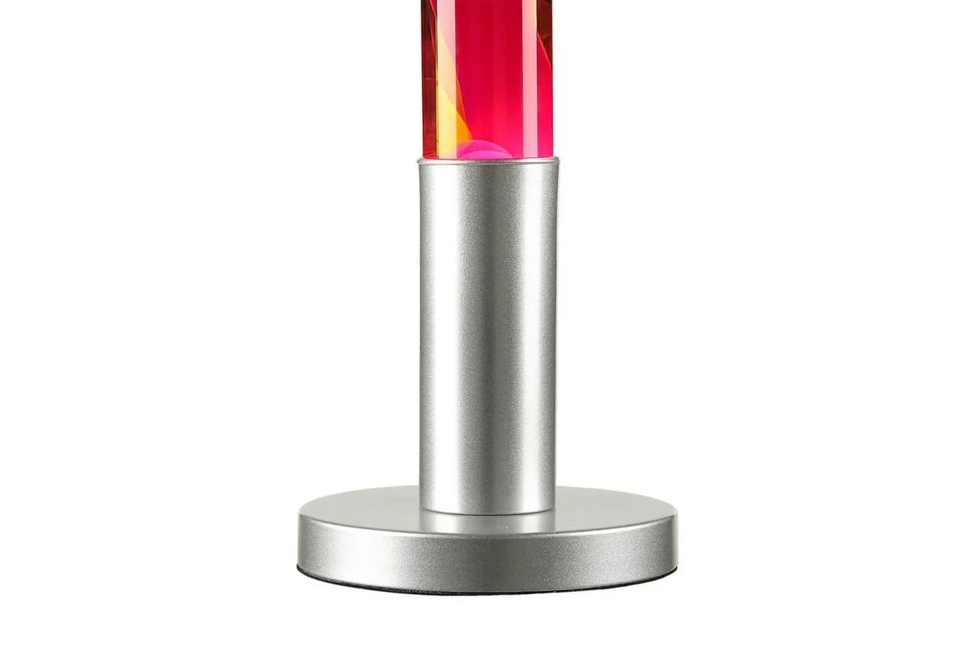 Licht-Erlebnisse Lavalampe ALAN Retro Tischleuchte Rot Orange 76cm - Bild 4