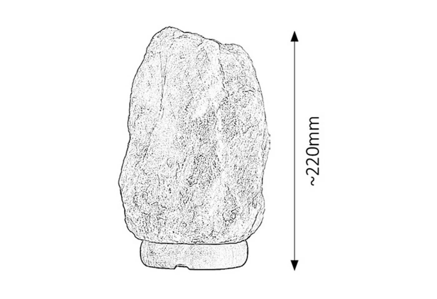 Rabalux Dekolicht dekorative Salzlampe Rock, Dekorativ, mediterraner Stil - Bild 4