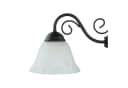 Licht-Erlebnisse Pendelleuchte ATHEN Schwarz/Weiß Glas Metall E14 Bild 3