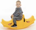 Dohany Wippe Rocker Hund - Gelbe Kinder-Schaukelwippe aus Kunststoff Bild 4