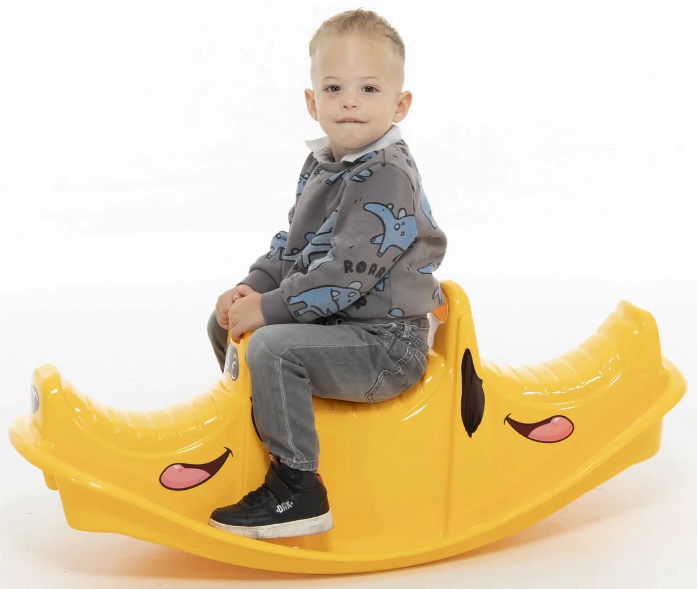 Dohany Wippe Rocker Hund - Gelbe Kinder-Schaukelwippe aus Kunststoff - Bild 4