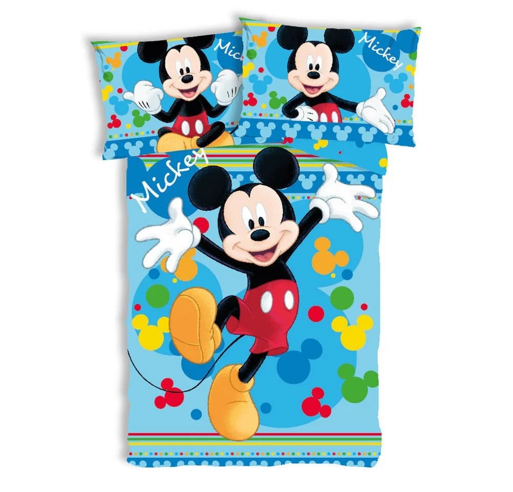 Disney Kinderbettwäsche Mickey Joyful 100x135cm - Bild 2