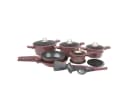BerlingerHaus Design-Kochset 15-tlg. Titanbeschichtung Bordeaux Bild 1