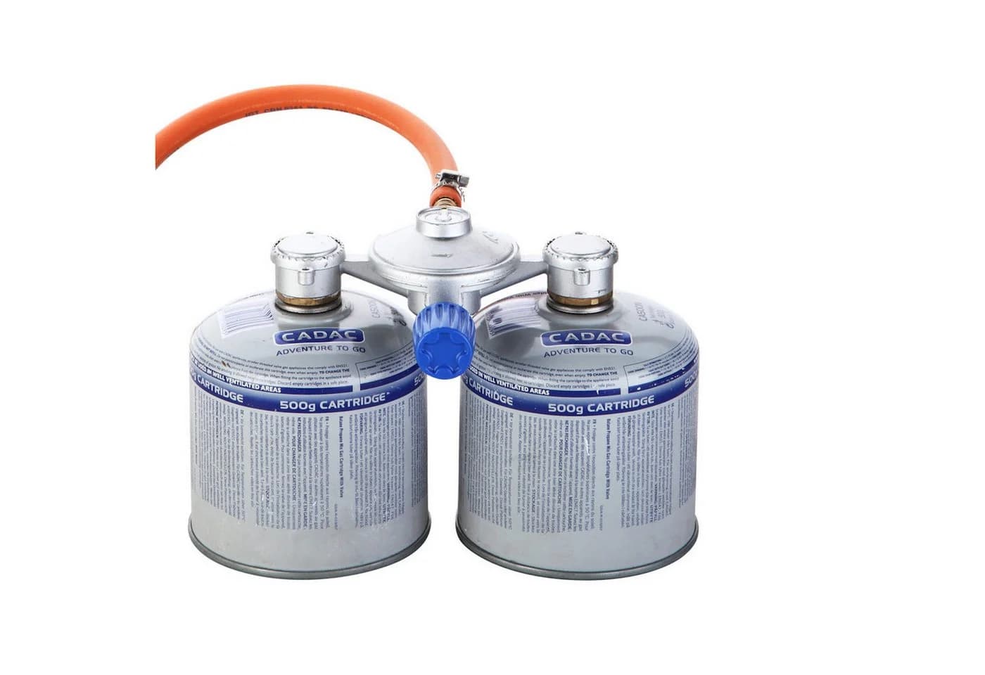 Cadac Dual Power Pak Gasdruckregler 50 mbar mit 85 cm Schlauch