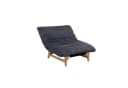 LVHOM Relaxsessel Cord Grau Massivholzrahmen Ergonomisch Bild 1