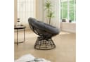 LVHOM Relaxsessel Grau 360° drehbar mit Kissen Bild 5