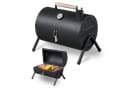 LALAHO Tragbarer Holzkohlegrill mit Deckel und Thermometer Bild 1