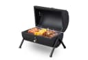 LALAHO Tragbarer Holzkohlegrill mit Deckel und Thermometer Bild 2