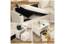 i@home Ecksofa L-förmig Beige mit Schlaffunktion & USB-Anschlüssen Bild 1