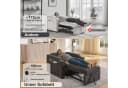 i@home Relaxsessel 1-Sitzer Schlafsofa Grau mit USB-Anschluss Bild 4