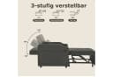 i@home Relaxsessel 1-Sitzer Schlafsofa Grau mit USB-Anschluss Bild 5