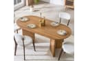 i@home Esstisch Oval Beige Landhausstil für 4-6 Personen Bild 1