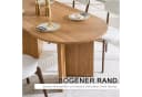 i@home Esstisch Oval Beige Landhausstil für 4-6 Personen Bild 5