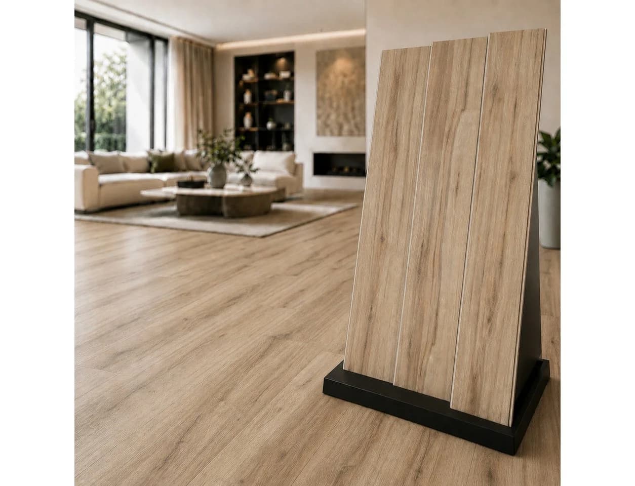 NoblesBox Designboden Klick Vinyl SPC Leuven Laurel Beige - Bild 2