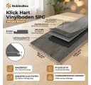 NoblesBox Designboden Klick Vinyl SPC Leuven Laurel Beige Bild 3
