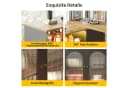 i@home 360° drehbarer Bartisch Sideboard mit LED und Glas Bild 3