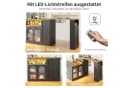 i@home 360° drehbarer Bartisch Sideboard mit LED und Glas Bild 4