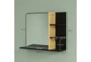 BAYMATE Spiegelschrank mit Ablagefächern Bambus MDF Bild 5