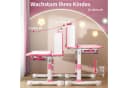 Rutaqian Kinderschreibtisch Höhenverstellbar Rosa Bild 4