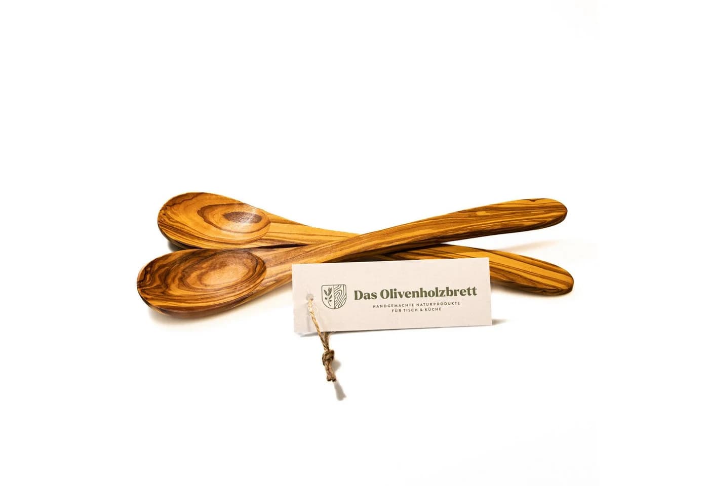 dasOlivenholzbrett Servierlöffel 2er Set aus Olivenholz - Bild 2