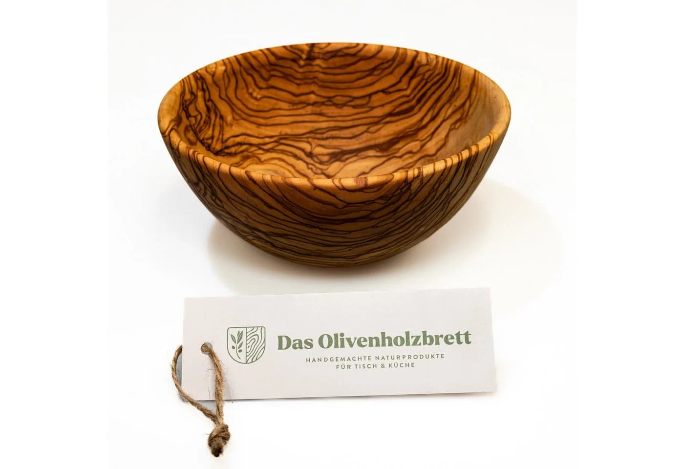 dasOlivenholzbrett Salatschale aus massivem Olivenholz - Bild 2