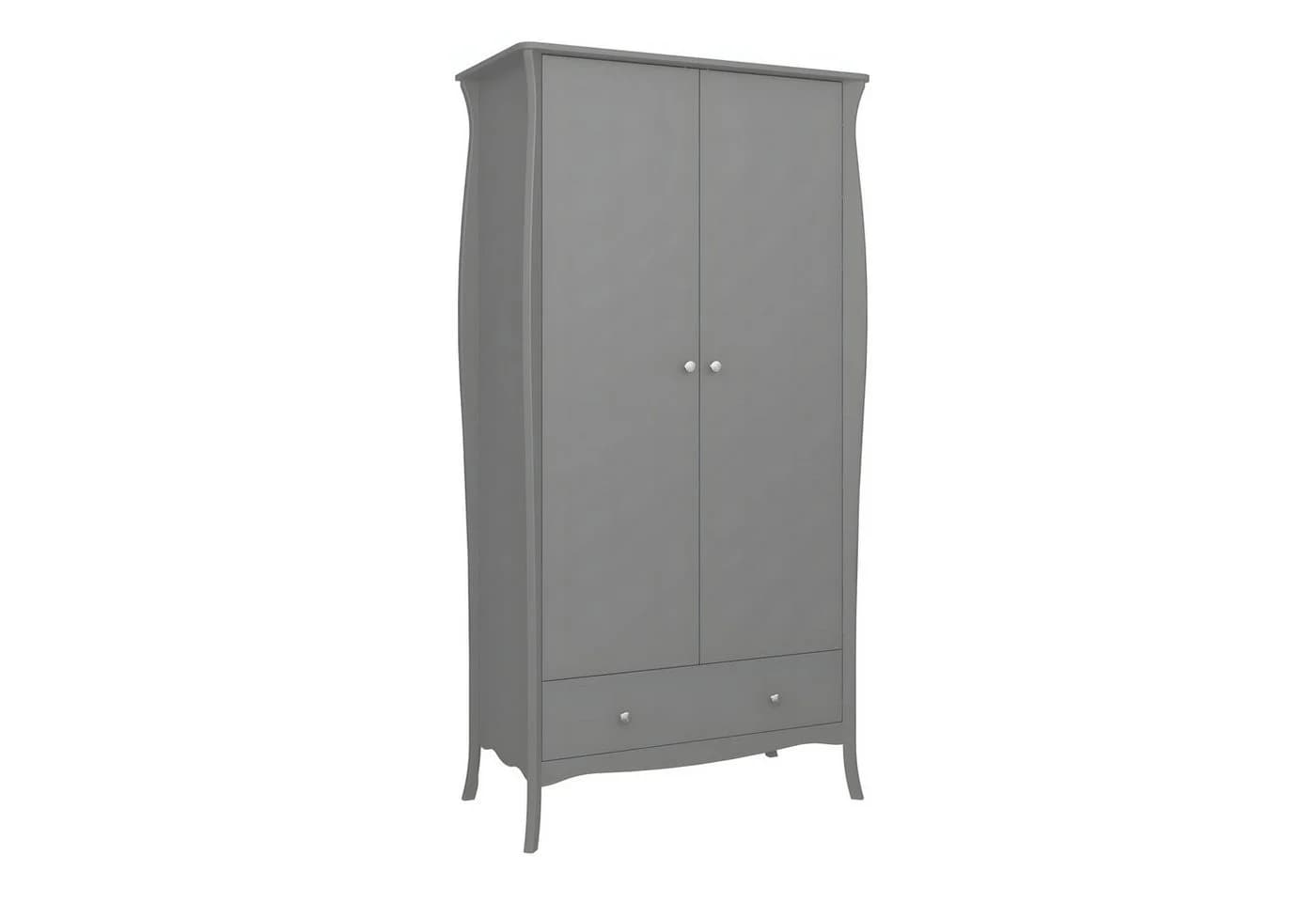 ebuy24 Kleiderschrank Simon 1 Schublade 2 Türen Grau - Bild 2