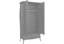 ebuy24 Kleiderschrank Simon 1 Schublade 2 Türen Grau Bild 3