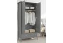 ebuy24 Kleiderschrank Simon 1 Schublade 2 Türen Grau Bild 4
