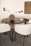 ebuy24 Essgruppe DippØ115BLBL Schwarz/Beige 5-tlg. Bild 5