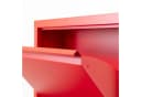 ebuy24 Schuhschrank Pisa 3 Türen Metallrot Komplett Montiert Bild 1